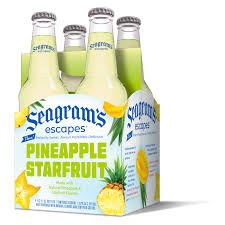 SEAGRAMS PINEAPPLE STAR 4PK