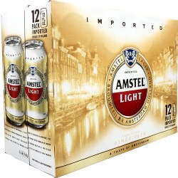 AMSTEL LIGHT 12OZ 12PK CAN