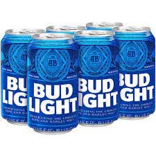 BUD LIGHT 12OZ 6PK CAN