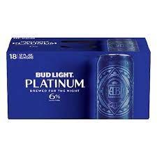 BUD PLATINUM 18PK CAN