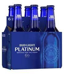 BUD PLATINUM 6PK BTL