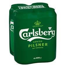 CARLSBERG 4PK CAN