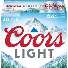 COORS LIGHT 30PK CAN