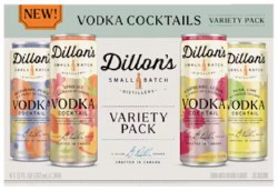 DILLONS VODKA VARIETY 8PK