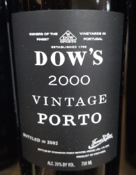 Dow's '00 Vintage Port