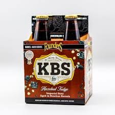 FOUNDERS KBS HAZELNUT FUDGE4PK
