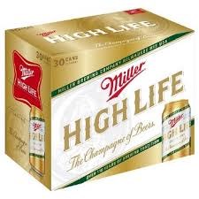 MILLER HIGH LIFE 30PK CAN