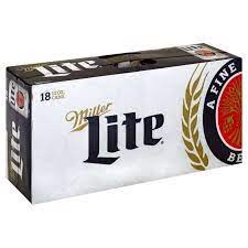 MILLER LITE 18PK CAN