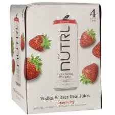 NUTRL VODKA STRAWBERRY 4PK