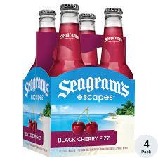 SEAGRAMS BLK CHERRY FIZ 4PK