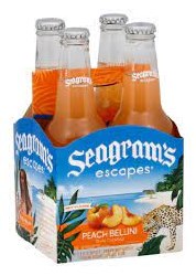 SEAGRAMS PEACH BELLINI 4PK