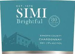 Simi Chardonnay Brightful750ml