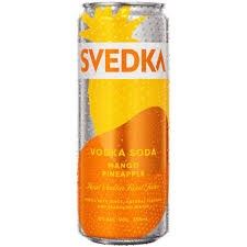 SVEDKA MANGO PINEAPPLE 4PK