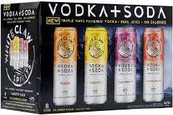 WHITE CLAW V SODA VRTY 8PK