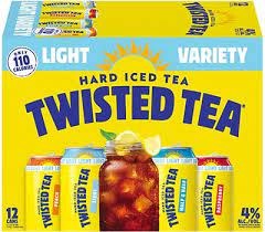 TWISTED TEA VRTY LIGHT 12PK