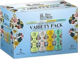 TWO CHICKS VODKA VRTY 8 PK