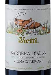 Vietti Barbera Scarrone