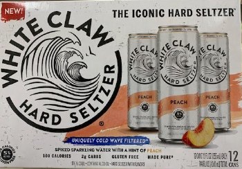 WHITE CLAW PEACH 12PK