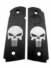1911 Grips Black Punisher