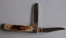 Case Amber Bone Trapper Knife