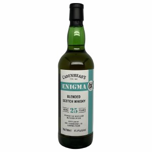 Cadenhead's Enigma 25 year old blended Scotch whisky