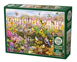 Cobble Hill 1000pc Backyard Bird Bath