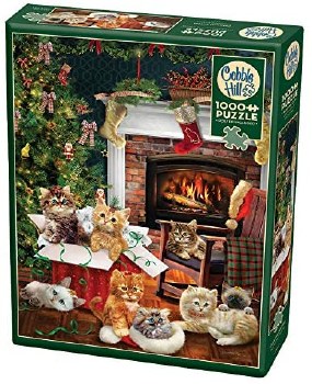 Cobble Hill 1000pc Christmas Kittens