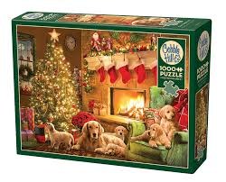Cobble Hill 1000pc Cozy Fireplace