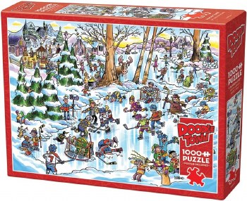 Cobble Hill 1000pc Doodle Town Hockey Town