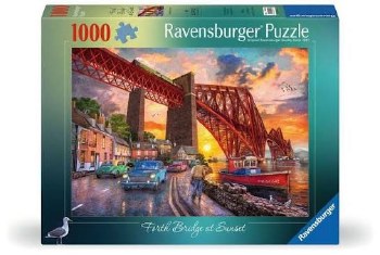 Ravensburger 1000pc Forth Bridge At Sunset