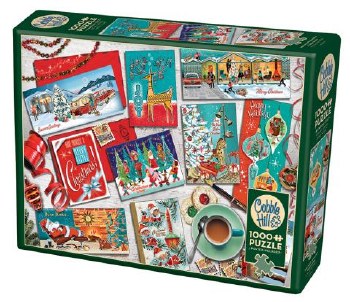 Cobble Hill 1000pc Mid Mod Season's Greetings