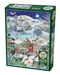 Cobble Hill 1000pc Village On A Winter Night
