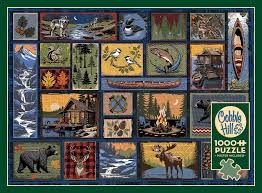Cobble Hill 1000pc Woodcraft