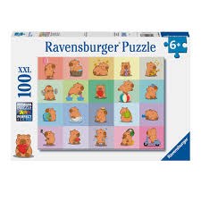 Ravensburger 100pc Xxl Cute Capybaras