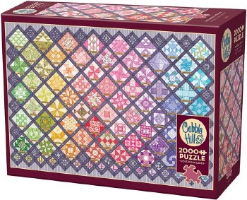 Cobble Hill 2000pc Four Square Quilt Blocks
