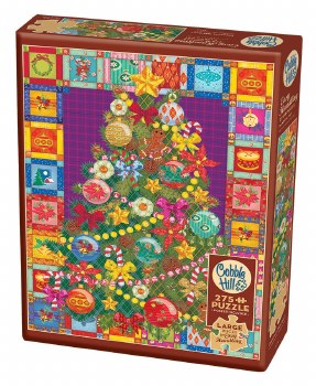 Cobble Hill 275pc Easy Handling Christmas Tree Quilt
