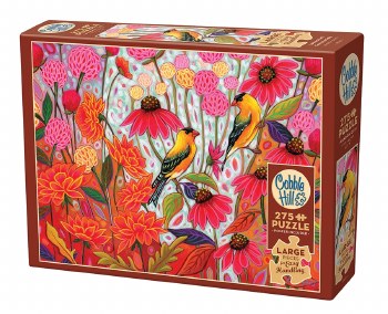 Cobble Hill 275pc Easy Handling Springtime Goldfinches