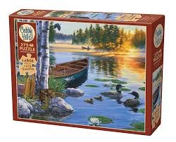 Cobble Hill 275 Pc Easy Hndl Morning On The Lake