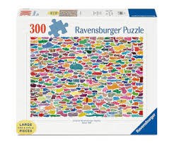 Ravensburger 300pc 387 Dogs And One Cat