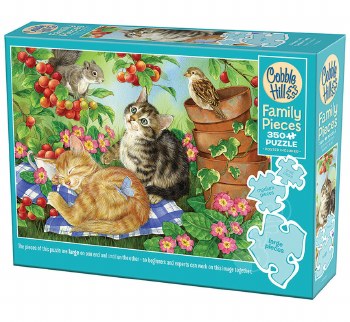 Cobble Hill 350pc Family Under The Cherry Tree