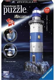 Ravensburger 216pc 3d Leuchtturm Lighthouse