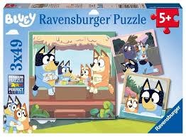 Ravensburger 3x49pc Blueys Adventures