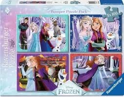 Ravensburger 4x100 Bumper Pack Disney Frozen Family Forever