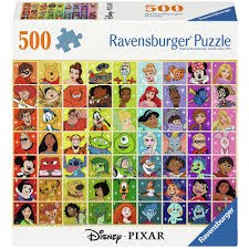 Ravensburger 500pc Color Palett Disney And Pixar