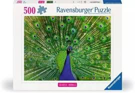 Ravensburger 500pc Colorful Animals Peacock