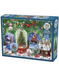 Cobble Hill 500pc Snow Globes