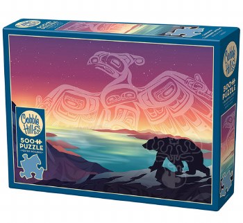 Cobble Hill 500pc Crossing Thunderbird And Bear