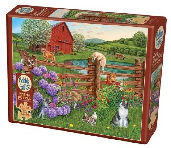 Cobble Hill 275pc Easy Handling Farm Cats