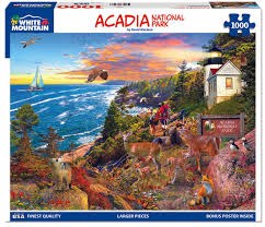 White Mountain 1000pc Acadia National Park