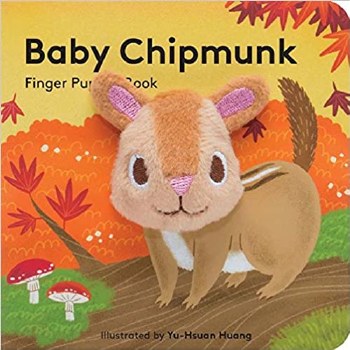 Baby Chipmunk Finger Puppet Book